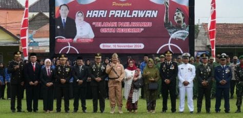 Pjs Bupati Blitar Peringatan Hari Pahlawan 2024, Bangkitkan Semangat Perjuangan dan Inovasi Masyarakat