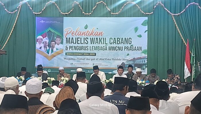 Pengurus MWC NU Pragaan Masa Khidmat 2024-2029 Resmi di Lantik