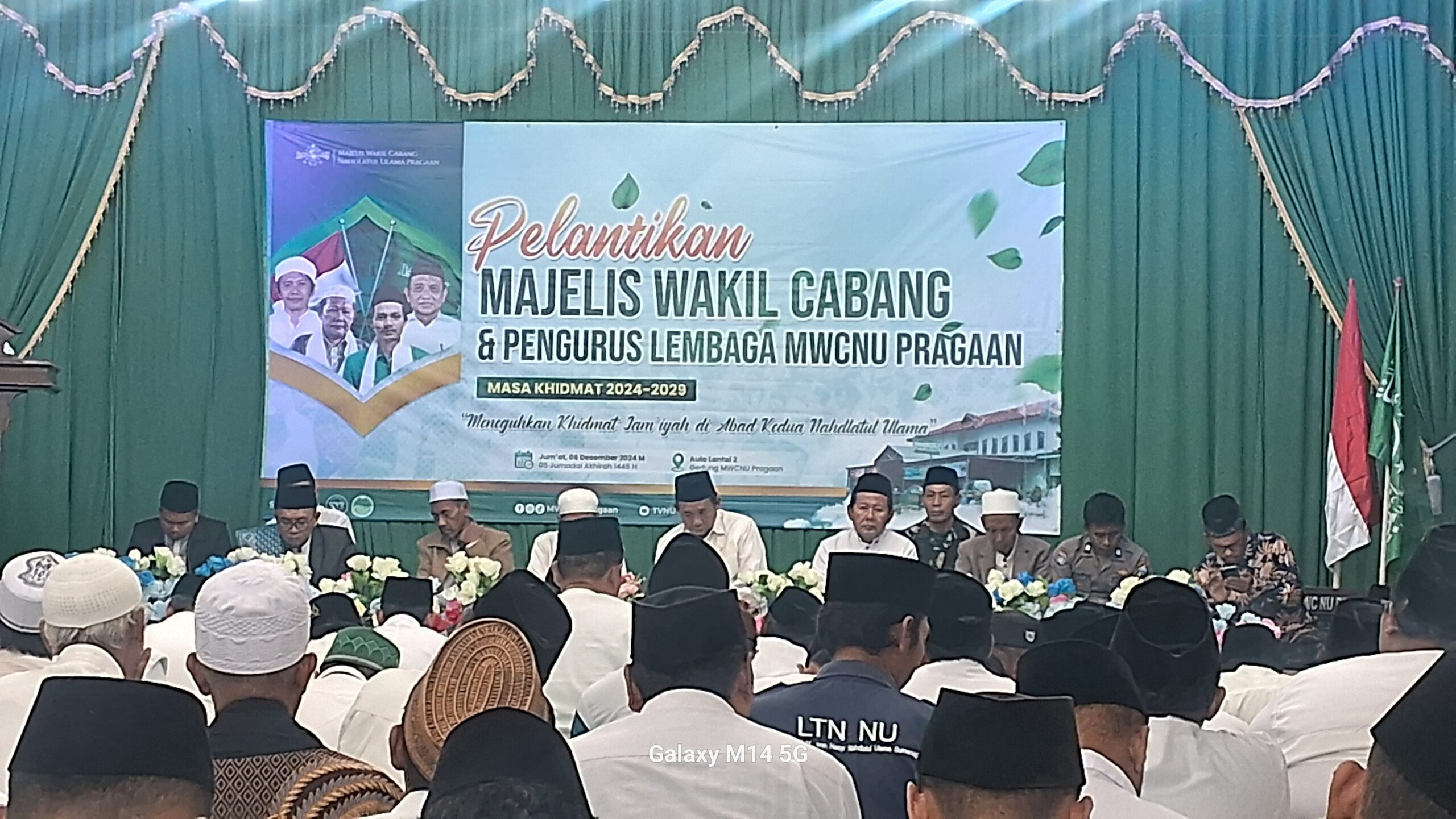 Pengurus MWC NU Pragaan Masa Khidmat 2024-2029 Resmi di Lantik