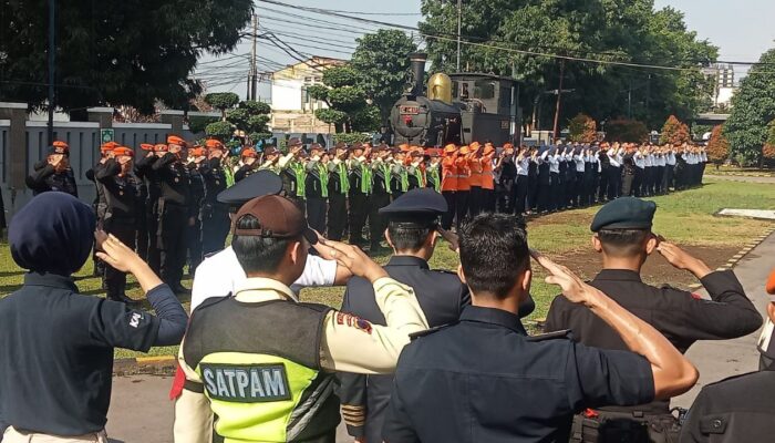 KAI Daop 5 Purwokerto Gelar Apel Pasukan Angkutan Natal 2024 dan Tahun Baru 2025