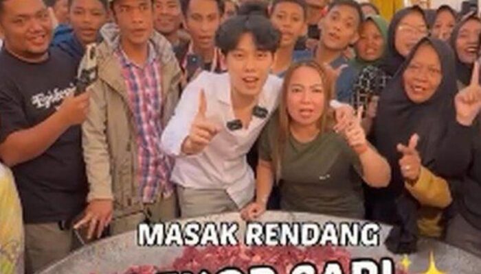 Willie Salim Dilaporkan ke Polda Sumsel Usai Konten Masak 200 Kg Rendang Viral