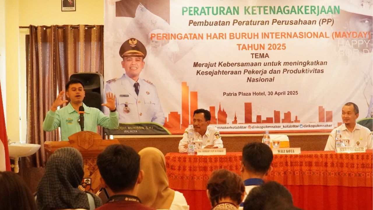 Hari Buruh May Day, Wali Kota Blitar Minta Perusahaan Pencari Pekerja Prioritaskan Warganya