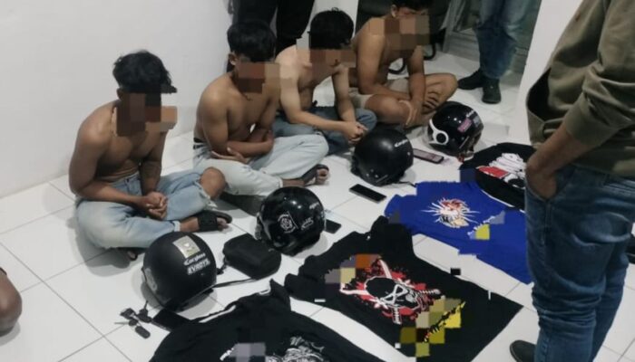 Lima Pemuda Bang Jago dari Perguruan Silat Asal Tulungagung Ditangkap di Blitar